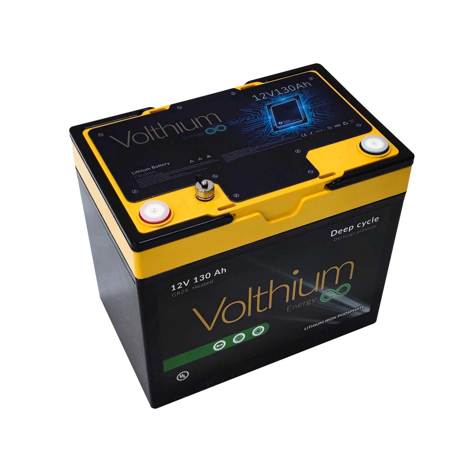 Batterie 12V 130AH - Autochauffante - Volthium
