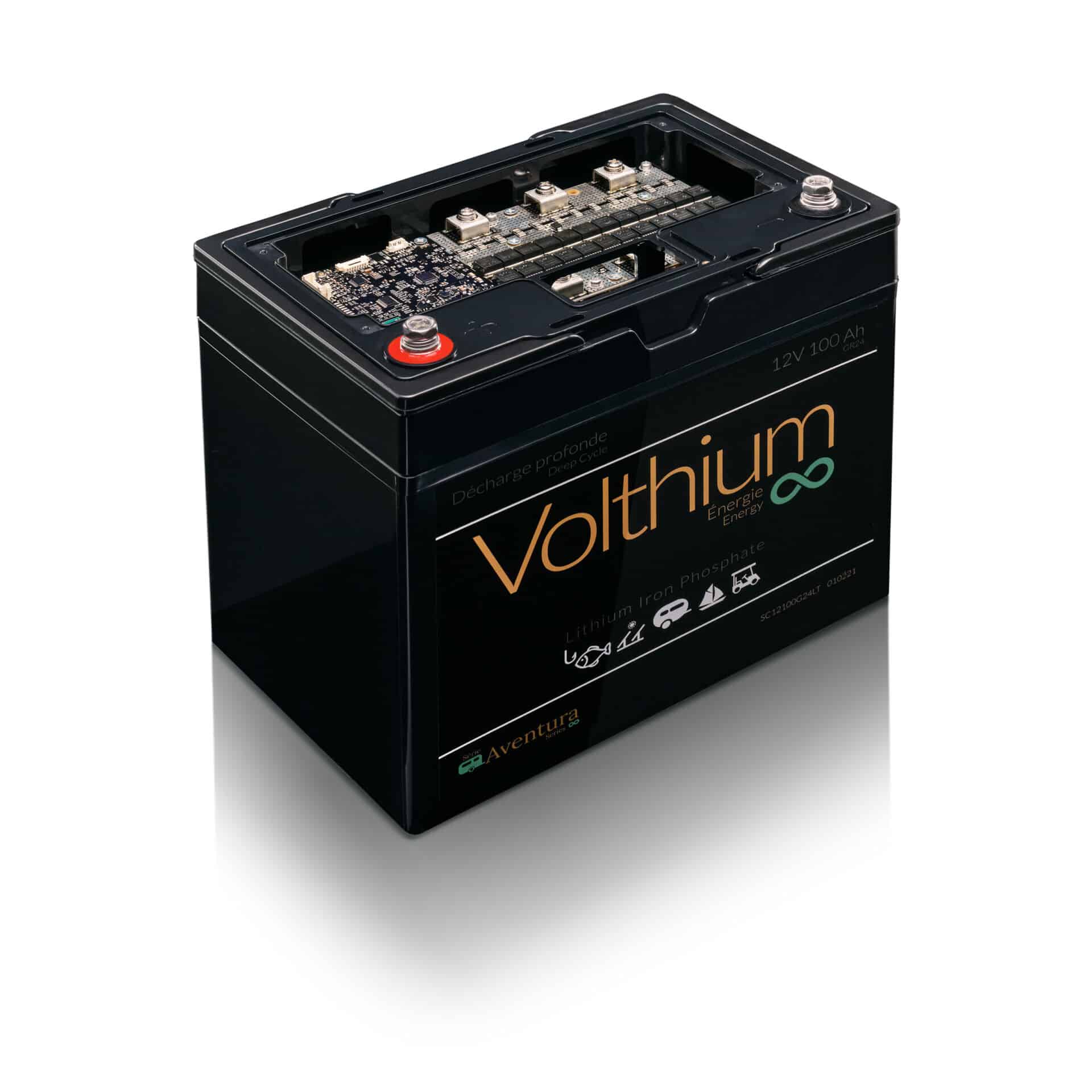 Batterie 12V 200AH - Autochauffante (DUAL) - Volthium