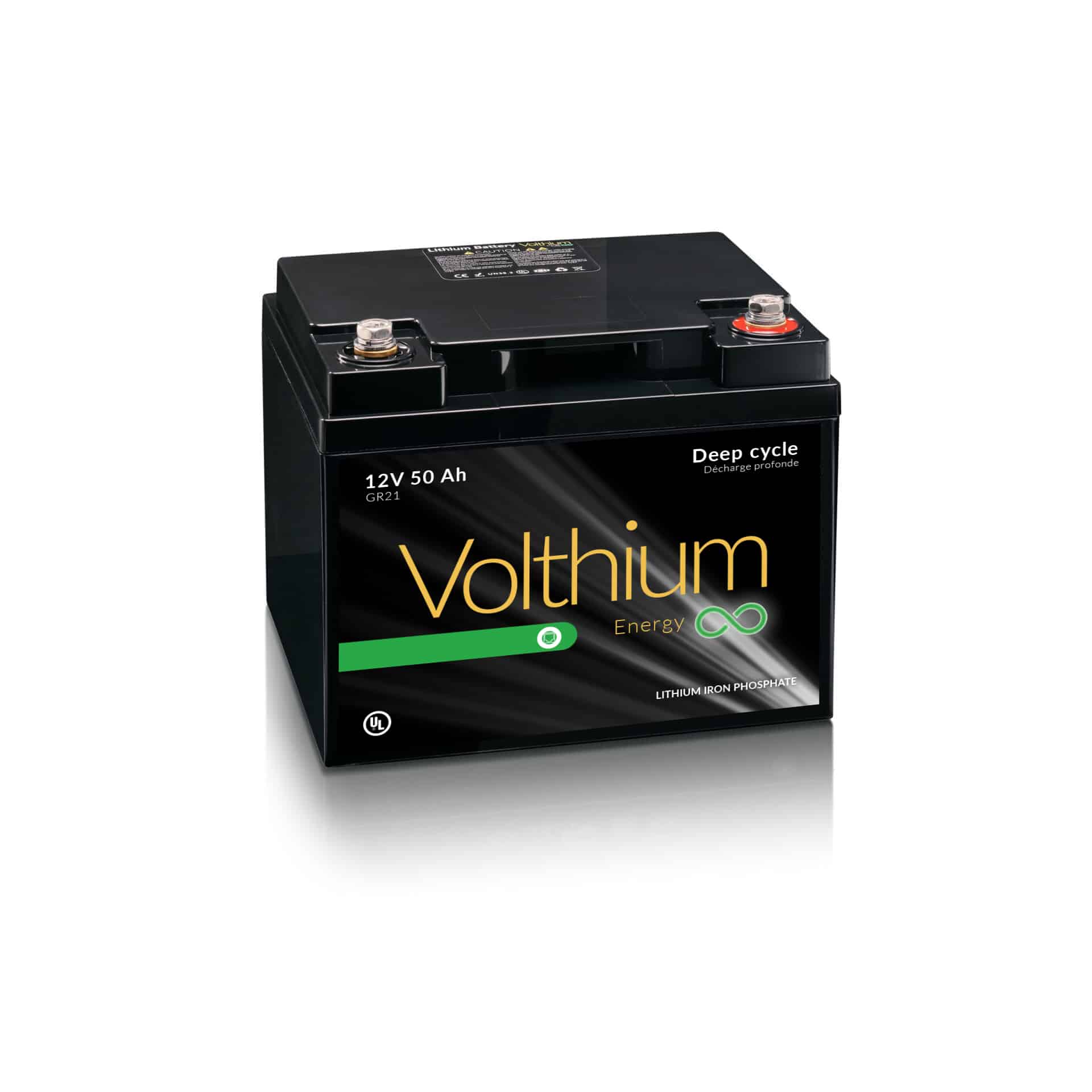 Batterie 12V 50Ah (198x166x171) EXALIUM (EXAC50-12) - Vlad