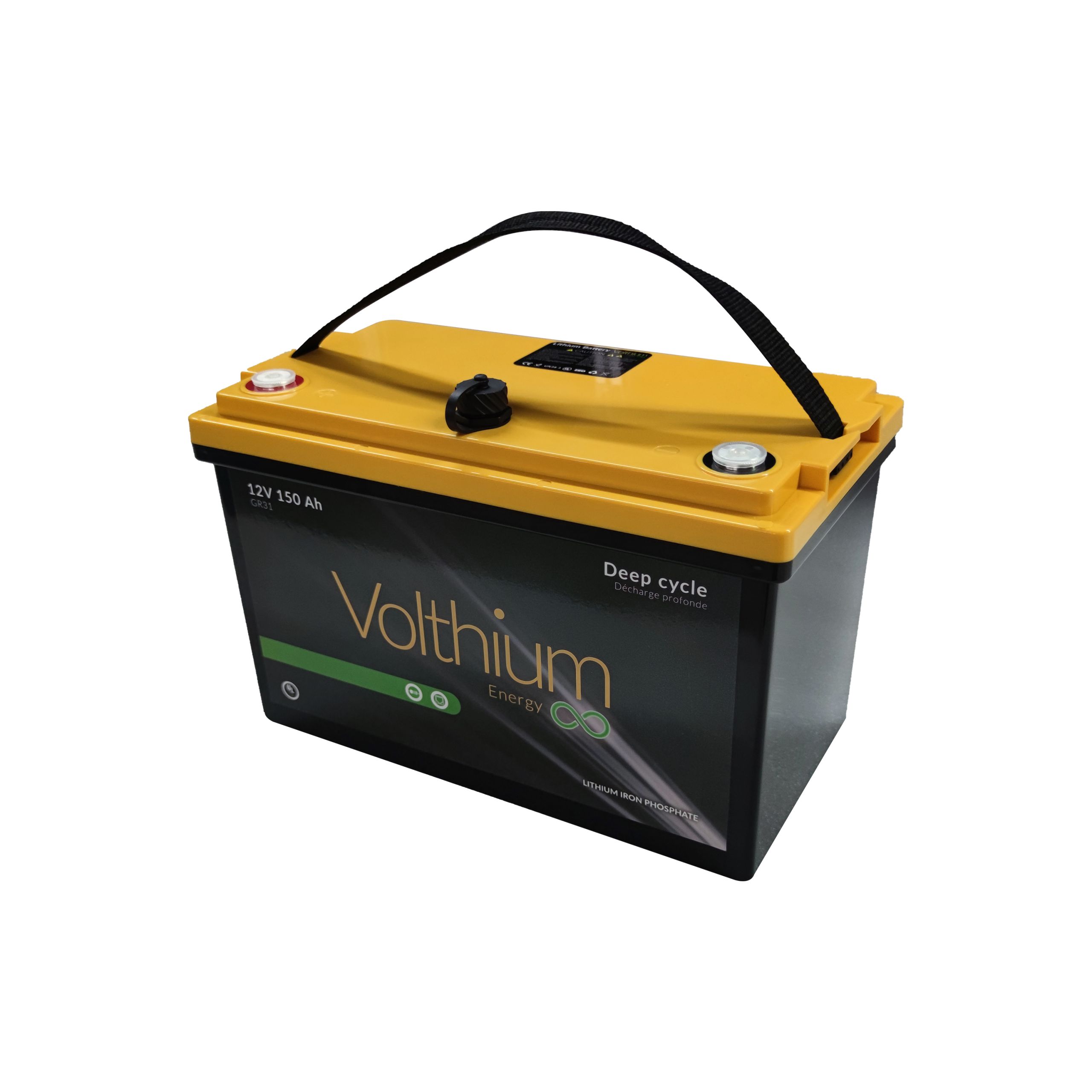 12V 150AH Battery - self-heating - Volthium