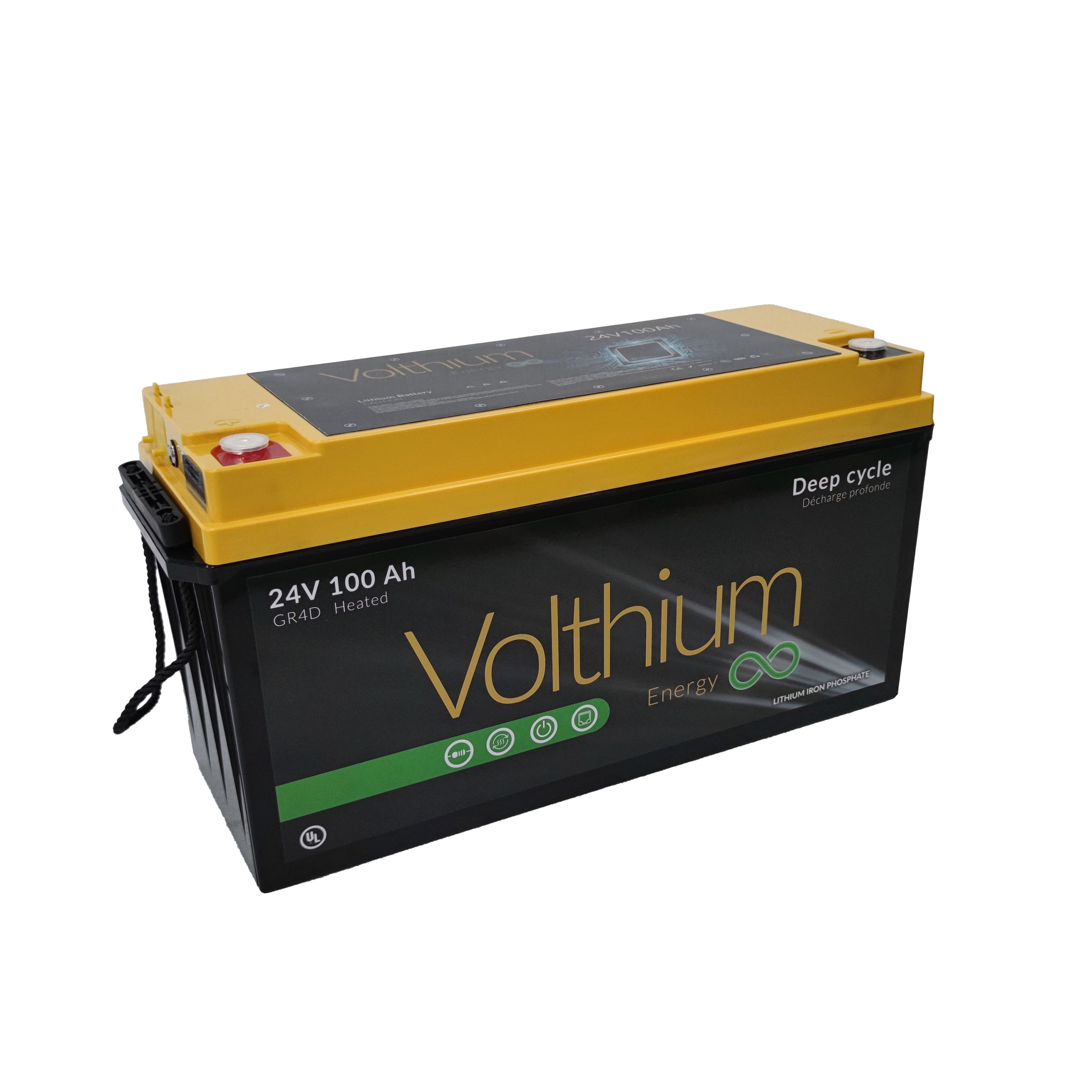 Batterie 24V 100Ah Autochauffante - Volthium