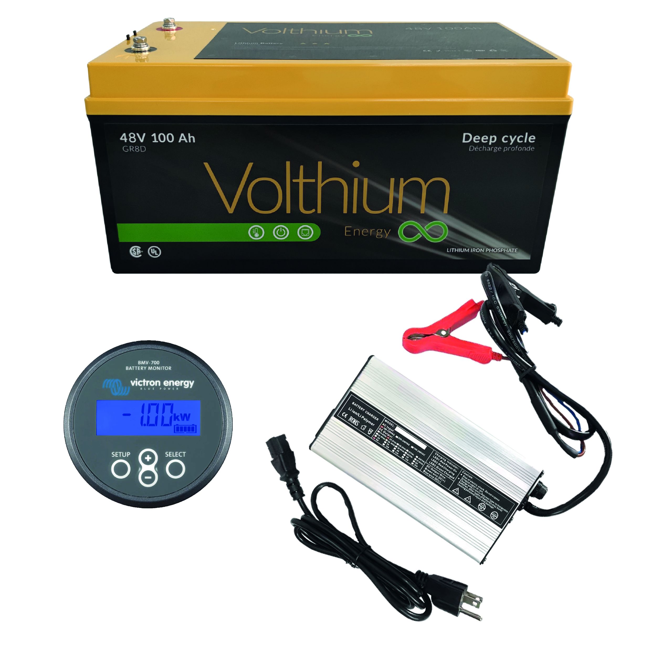 48V 100AH Battery - 8D - Volthium