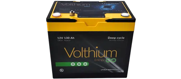 12V 130Ah self-heating battery