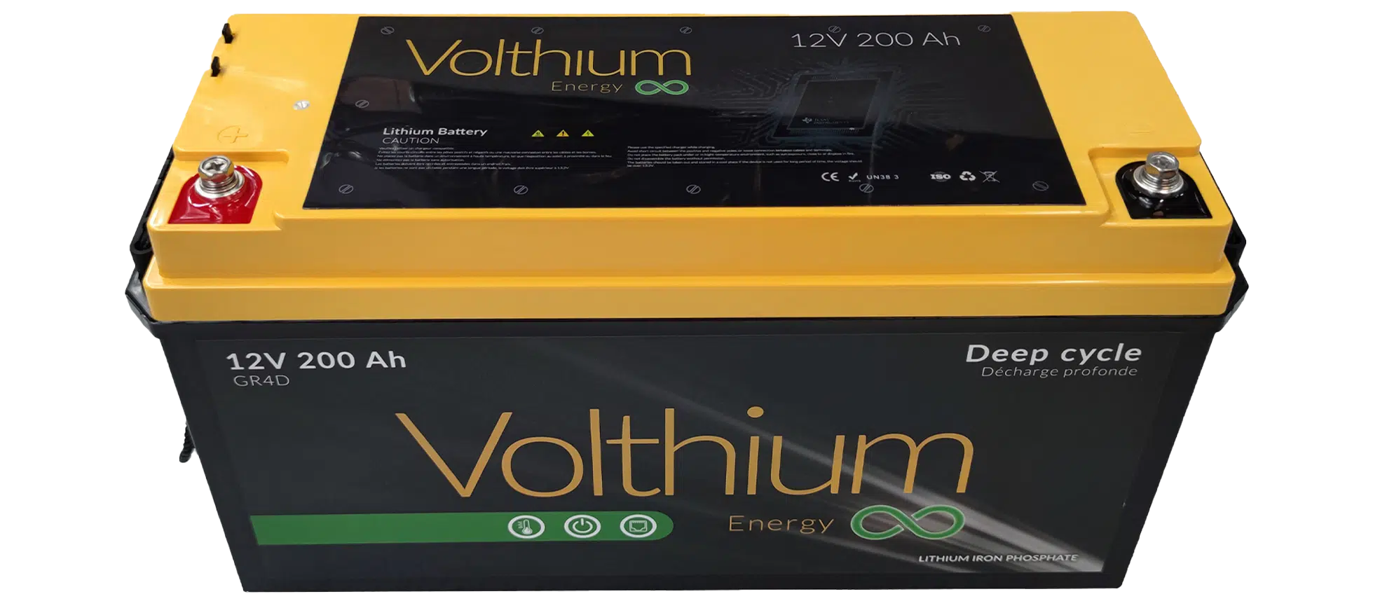 12V 200Ah self-heating battery - Image 2