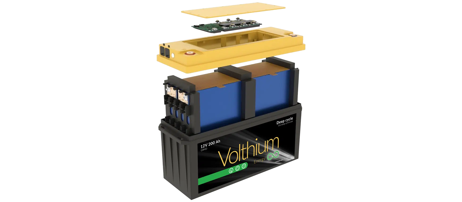 12V 200Ah self-heating battery - Image 5