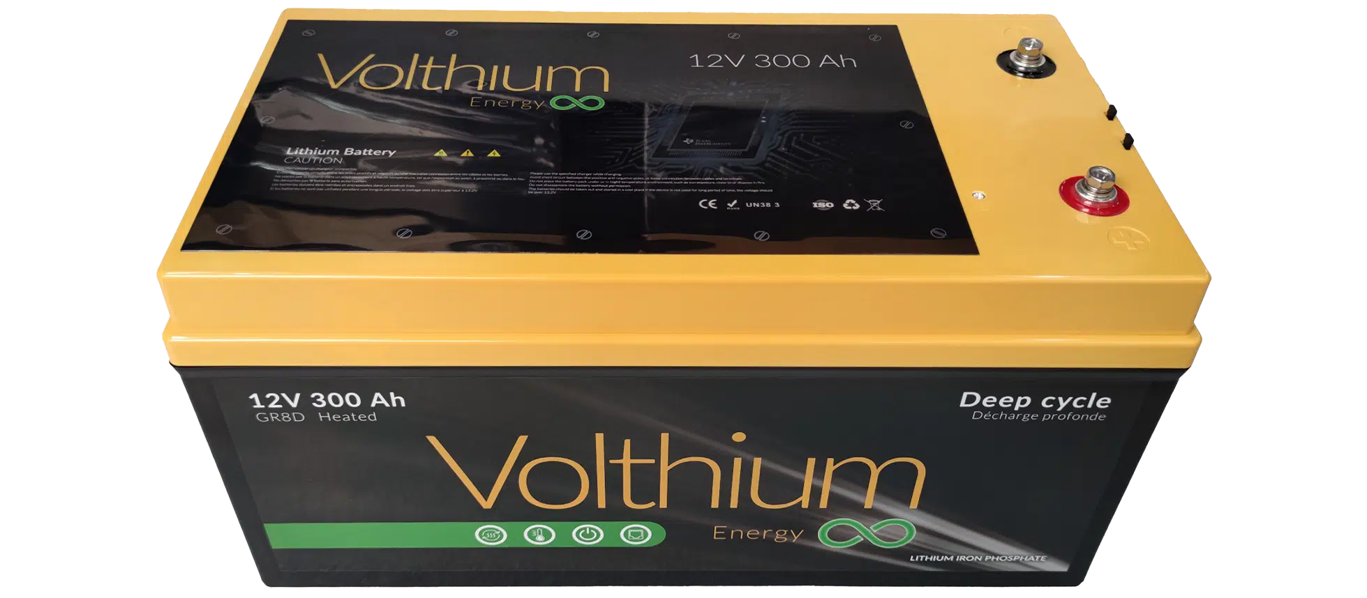 12V 300Ah self-heating battery - Image 4