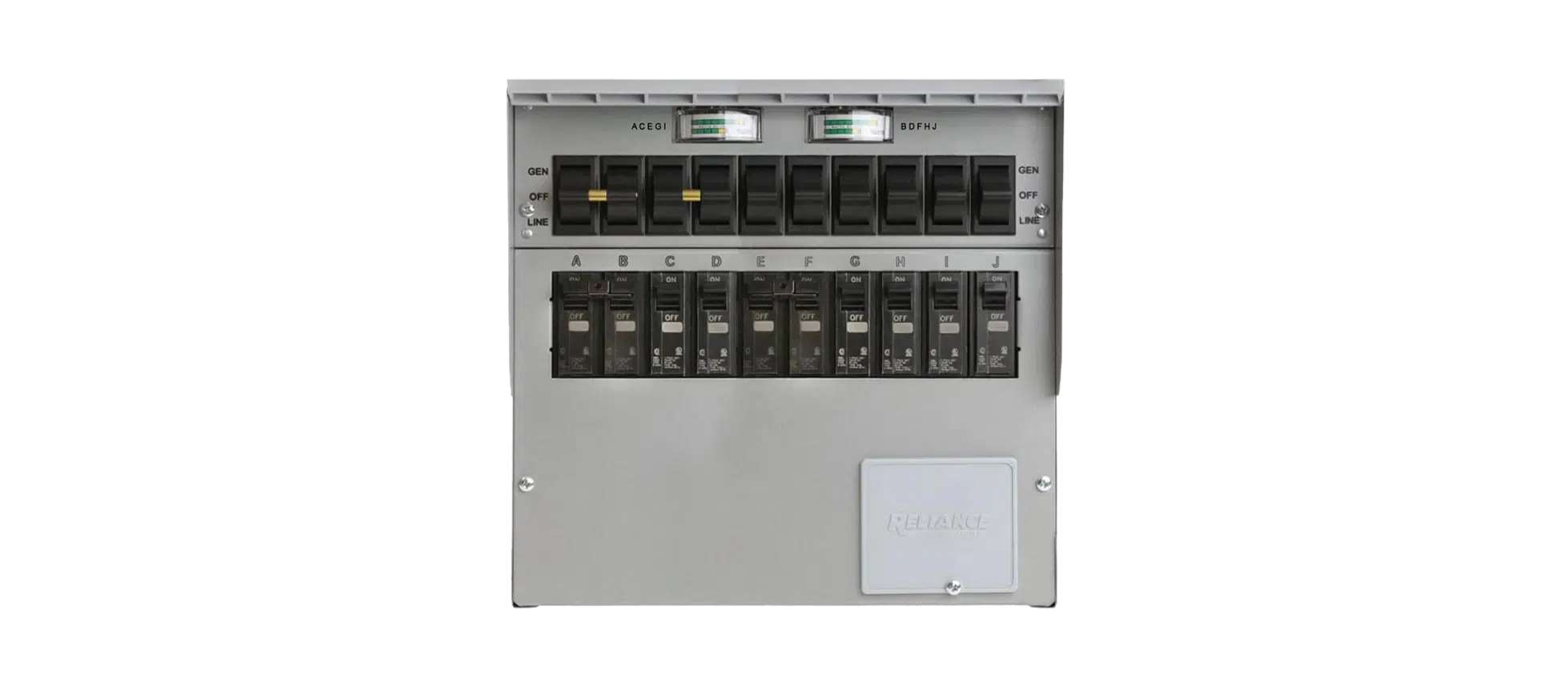 Reliance Controls - 50A Transfer Switch, 12 500W, 10 Circuits - Image 2