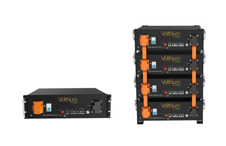 Battery 25.6V 200Ah - rackmount 5.12 kWh - Volthium