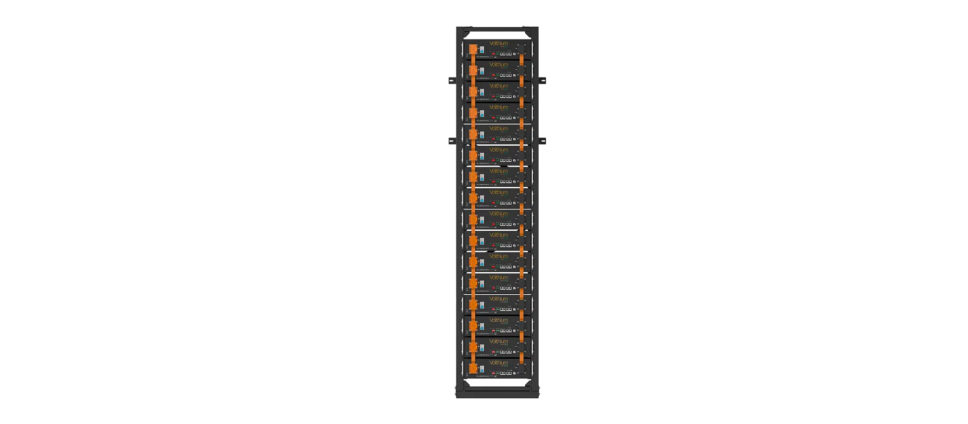 Rack for 16 3U rackmount batterie