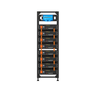 Rack for 8 3U rackmount batteries